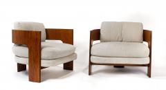 Milo Baughman Milo Baughman Lounge Chairs Model ON 3 in Brazilian Rosewood for Thayer Coggin - 2083225