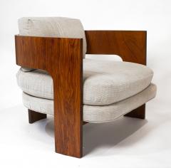 Milo Baughman Milo Baughman Lounge Chairs Model ON 3 in Brazilian Rosewood for Thayer Coggin - 2083226
