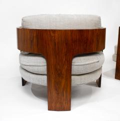 Milo Baughman Milo Baughman Lounge Chairs Model ON 3 in Brazilian Rosewood for Thayer Coggin - 2083228