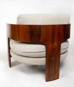 Milo Baughman Milo Baughman Lounge Chairs Model ON 3 in Brazilian Rosewood for Thayer Coggin - 2083229