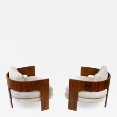 Milo Baughman Milo Baughman Lounge Chairs Model ON 3 in Brazilian Rosewood for Thayer Coggin - 2083719