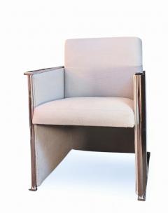 Milo Baughman Milo Baughman Mirrored Chrome Cube Chair Thayer Coggin 1970s - 4145968
