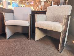 Milo Baughman Milo Baughman Mirrored Chrome Cube Chair Thayer Coggin 1970s - 4145973