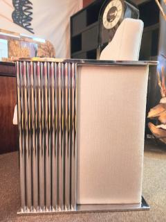 Milo Baughman Milo Baughman Mirrored Chrome Cube Chair Thayer Coggin 1970s - 4145974
