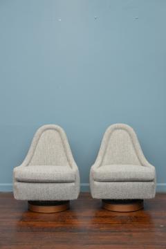 Milo Baughman Milo Baughman Petite Swivel and Tilt Lounge Chairs for Thayer Cogin - 4496583
