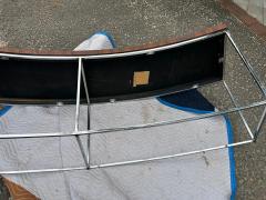 Milo Baughman Milo Baughman Rosewood Chrome Curved Console Bench Mid Century - 4429325