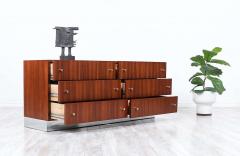 Milo Baughman Milo Baughman Rosewood Chrome Dresser for Thayer Coggin - 2241587