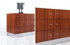 Milo Baughman Milo Baughman Rosewood Chrome Dresser for Thayer Coggin - 2241593