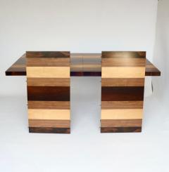 Milo Baughman Milo Baughman Rosewood Walnut and Oak Dining Table for Directional - 3159582