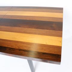 Milo Baughman Milo Baughman Rosewood Walnut and Oak Dining Table for Directional - 3159585