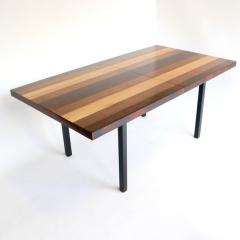 Milo Baughman Milo Baughman Rosewood Walnut and Oak Dining Table for Directional - 3159586