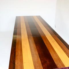 Milo Baughman Milo Baughman Rosewood Walnut and Oak Dining Table for Directional - 3159588