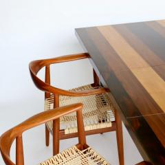 Milo Baughman Milo Baughman Rosewood Walnut and Oak Dining Table for Directional - 3159589