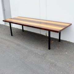 Milo Baughman Milo Baughman Rosewood Walnut and Oak Dining Table for Directional - 3159591