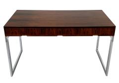 Milo Baughman Milo Baughman Rosewood and Chrome Desk - 1166410