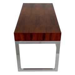 Milo Baughman Milo Baughman Rosewood and Chrome Desk - 1166417