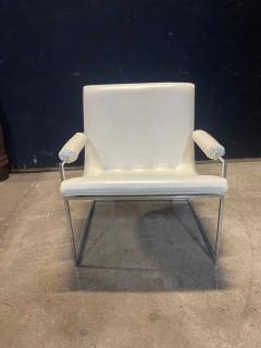 Milo Baughman Milo Baughman Scoop Chair with the Thinline Chrome frame - 4395376