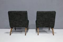 Milo Baughman Milo Baughman Scoop Chairs in New Upholstery 1958 - 3094870