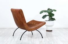 Milo Baughman Milo Baughman Scoop Iron Cognac Leather Lounge Chair for Thayer Coggin - 2415522