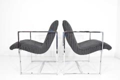 Milo Baughman Milo Baughman Scoop Lounge Chairs - 1327461