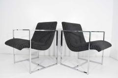 Milo Baughman Milo Baughman Scoop Lounge Chairs - 1327463