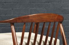 Milo Baughman Milo Baughman Sculpted Walnut Lounge Chair for Thayer Coggin - 4631807