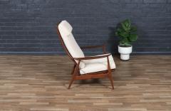 Milo Baughman Milo Baughman Sculptural Walnut Reclining Chair for James Inc  - 4075631