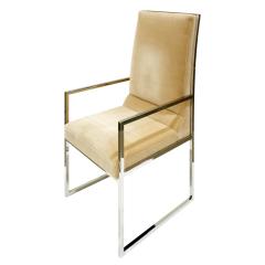 Milo Baughman Milo Baughman Set of 8 High Back Crome Dining Chairs 1970s - 315027