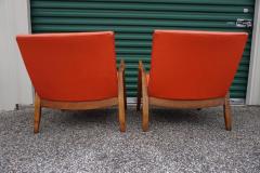 Milo Baughman Milo Baughman Signed Pair Scoop Lounge Chairs James Inc  - 1228981