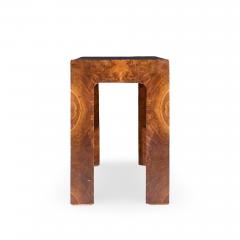 Milo Baughman Milo Baughman Style Mid Century Burlwood Console Table - 4508894