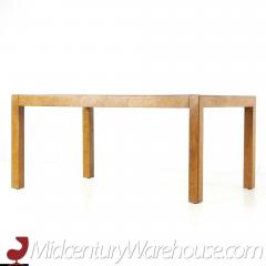Milo Baughman Milo Baughman Style Mid Century Burlwood Dining Table - 3691532