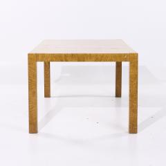 Milo Baughman Milo Baughman Style Mid Century Burlwood Expanding Dining Table with 2 Leaves - 4204723
