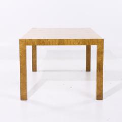 Milo Baughman Milo Baughman Style Mid Century Burlwood Expanding Dining Table with 2 Leaves - 4204724