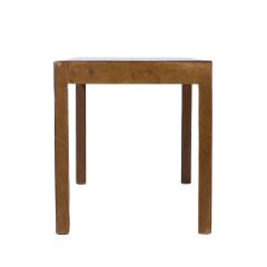 Milo Baughman Milo Baughman Style Mid Century Burlwood Parsons Desk - 3992820