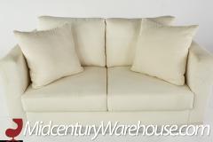 Milo Baughman Milo Baughman Style Mid Century Modernist Chrome Base Loveseat - 3694278