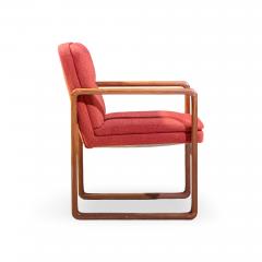 Milo Baughman Milo Baughman Style Mid Century Oak Dining Chairs Set of 6 - 4562280