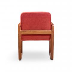 Milo Baughman Milo Baughman Style Mid Century Oak Dining Chairs Set of 6 - 4562281