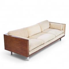 Milo Baughman Milo Baughman Style Mid Century Rosewood Case Sofa - 4366231