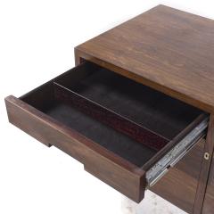 Milo Baughman Milo Baughman Style Mid Century Rosewood and Chrome Plinth Credenza - 3936585