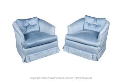 Milo Baughman Milo Baughman Style Mid Century Swivel Club Lounge Chairs Pair - 3008995