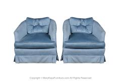 Milo Baughman Milo Baughman Style Mid Century Swivel Club Lounge Chairs Pair - 3008996