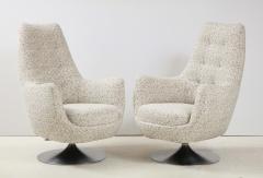 Milo Baughman Milo Baughman Swivel Club Chairs - 1992704