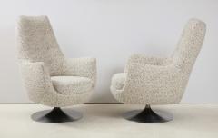 Milo Baughman Milo Baughman Swivel Club Chairs - 1992706