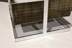 Milo Baughman Milo Baughman T Frame Chairs in Kelly Wearstler Velvet - 2347354