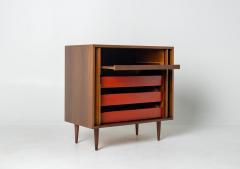 Milo Baughman Milo Baughman Tambour Door Credenza in Walnut - 4712676