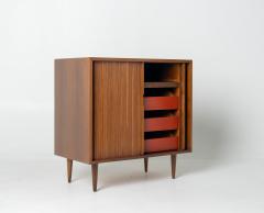 Milo Baughman Milo Baughman Tambour Door Credenza in Walnut - 4712677
