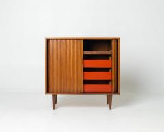 Milo Baughman Milo Baughman Tambour Door Credenza in Walnut - 4712692