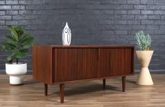 Milo Baughman Milo Baughman Tambour Door Low Credenza with Record Holder - 3953180