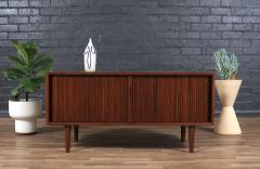 Milo Baughman Milo Baughman Tambour Door Low Credenza with Record Holder - 3953183