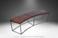 Milo Baughman Milo Baughman Thayer Coggin Curved Sofa Console Table Bench - 4125796